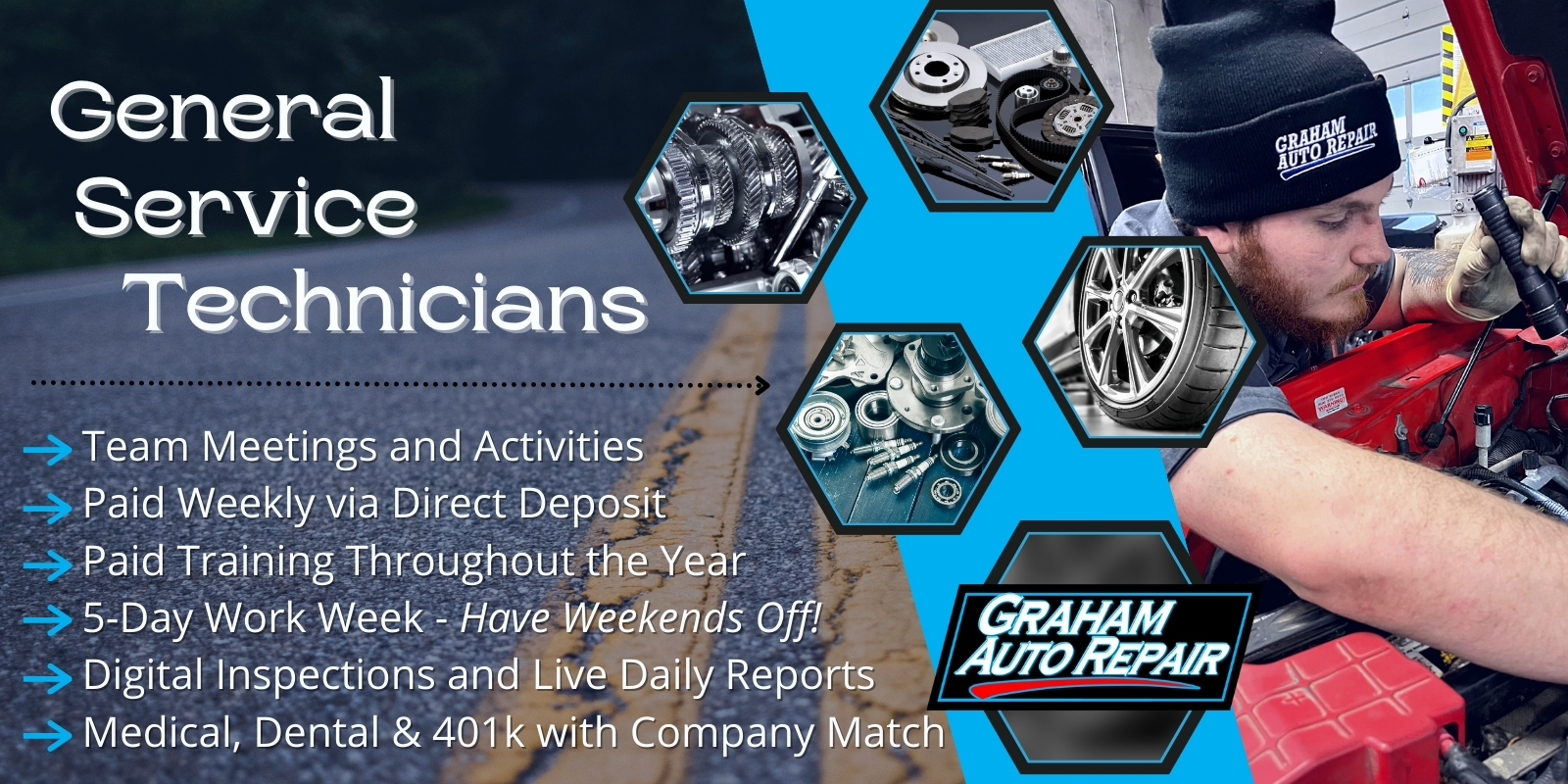General Service Automotive Technician Job at Graham Auto Repair
